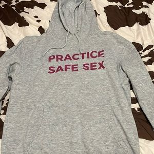 Practice safe sex hoodie